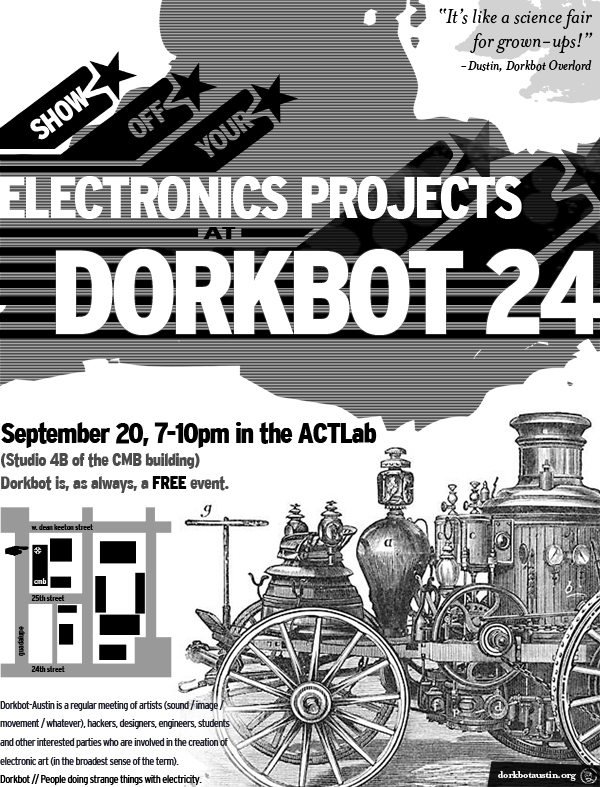 Show off your electronics projects at Dorkbot 24